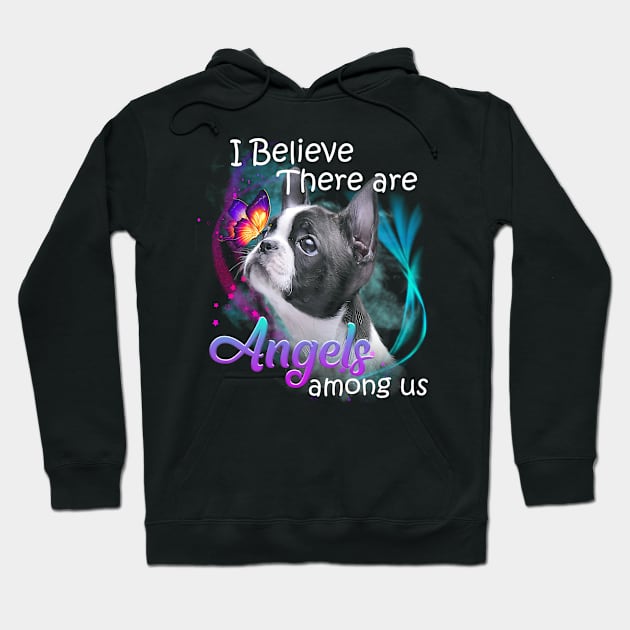 I believe there are angels among us. Hoodie by designathome